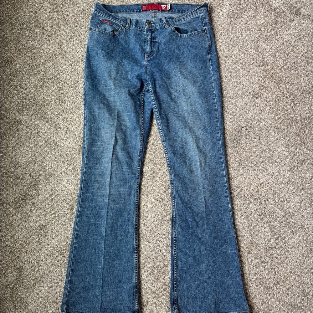 Guess Women's Medium Blue Flare Jeans